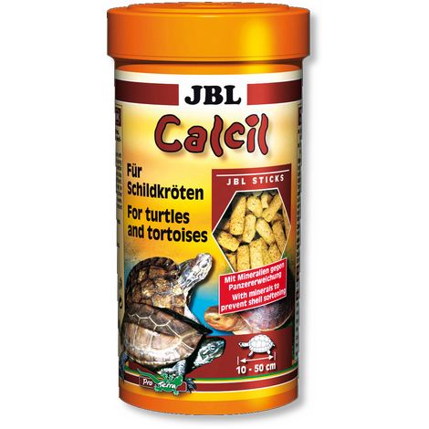 JBL Корм Calcil с минералами для водных и болотных черепах, палочки, 250мл/100г