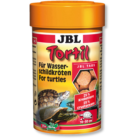 JBL Корм Tortil в таблетках для водных и болотных черепах, 100мл/60г