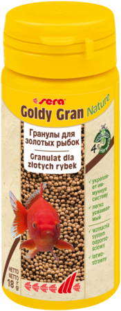 Сера Основной корм Goldy Gran Nature для золотых рыб, гранулы, в ассортименте, Sera