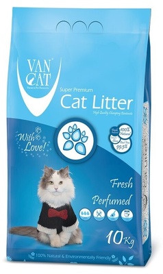 Ван Кэт Наполнитель комкующийся, без пыли с ароматом Весенней свежести, в ассортименте, Van Cat 