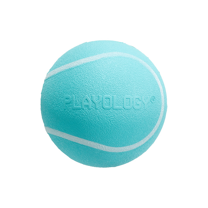 Плейолоджи Игрушка Мяч жевательный ароматизированный хрустящий SQUEAKY CHEW BALL с пищалкой, 6,4 см, в ассортименте, Playology