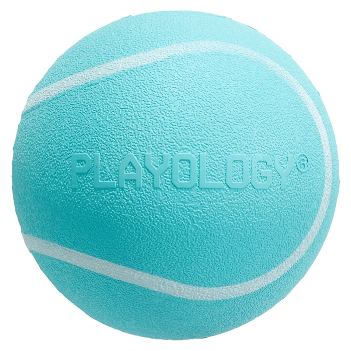 Плейолоджи Игрушка Мяч жевательный хрустящий SQUEAKY CHEW BALL с пищалкой 8,3 см, в ассортименте, Playology