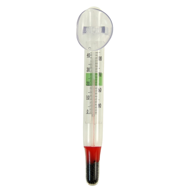 Лагуна Термометр 158ZL на присоске для аквариумов, 11*1,2 см, в ассортименте, Laguna