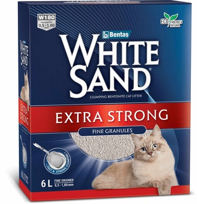 Вайт Санд Наполнитель комкующийся Экстра, без запаха, в ассортименте, White Sand