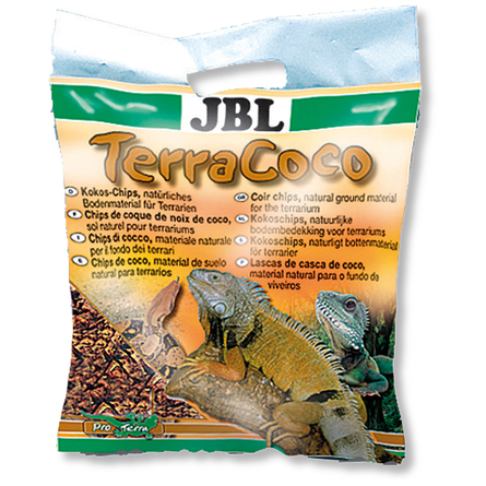 JBL Субстрат TerraCoco из кокосовых чипсов для любых террариумов, 5 л
