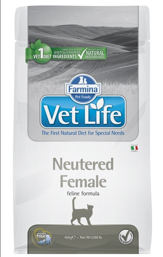 Фармина Корм диетический Vet Life для стерилизованных кошек, Neutered Female, в ассортименте, Farmina
