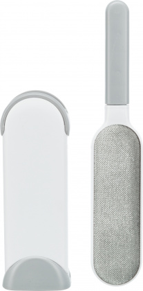 Трикси Щетка Анти-пух на подставке для чистки от шерсти/пуха, 33 см, белый/серый, Trixie  