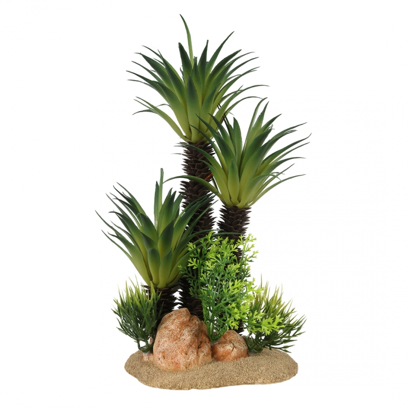 АкваДелла Декоративное растение Sago Palm для террариумов и аквариумов, в ассортименте, AquaDella