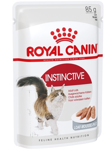 Влажный корм (паучи) Роял Канин для кошек Instinctive паштет, 12*85 г, Royal Canin