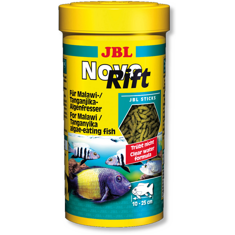 JBL Основной корм премиум-класса NovoRift для растительноядных цихлид, палочки, в ассортименте 