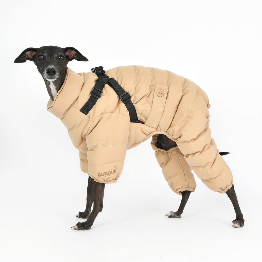 Паппи Комбинезон Soft Onesie для собак со встроенной шлейкой универсальный сверхлегкий бежевый, в ассортименте, Puppia