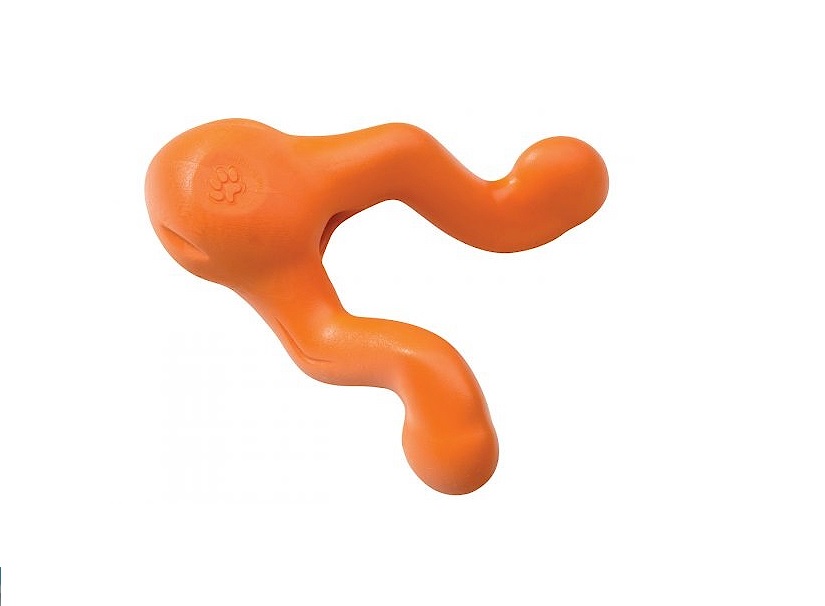 Зогофлекс Игрушка для лакомств Tizzi, 15*18 см, оранжевая, Zogoflex