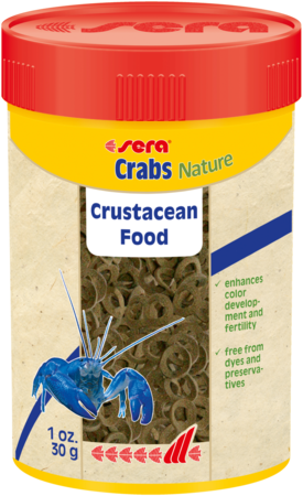 Сера Основной корм Crabs Nature для раков и крабов, петли, 100 мл/30 г, Sera