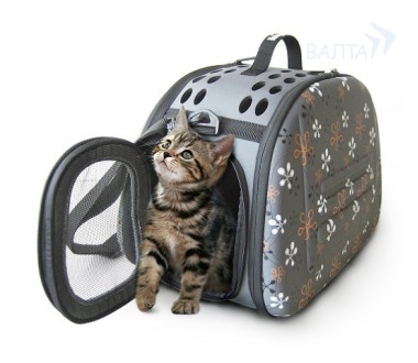 Складная сумка-переноска для собак и кошек, 46*32*30 см, в ассортименте, Ibiyaya