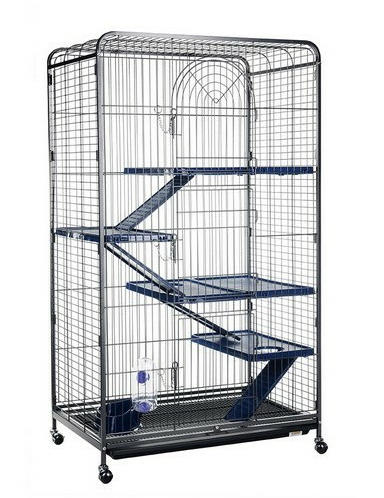 Кредо Клетка D801 с изолированным поддоном для грызунов и кошек, 79*52*140 см, в ассортименте, Kredo