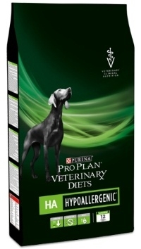 Ветеринари Диетс Корм сухой Diets HA Hypoallergenic Canine для собак профилактика аллергии, 3 кг, Purina Pro Plan