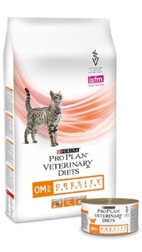 Про План Ветеринари Диетс Корм Diets OM для кошек при ожирении, в ассортименте, Purina Pro Plan