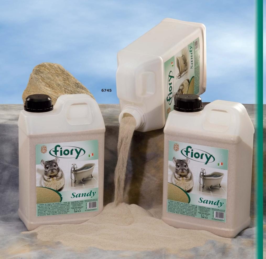 Фиори Песок для купания шиншилл, дегу, песчанок, хомяков, 1,3 кг, Fiory
