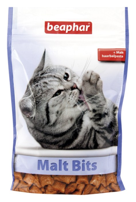 Беафар Подушечки Malt Bits для выведения шерсти из желудка для кошек, в ассортименте, Beaphar
