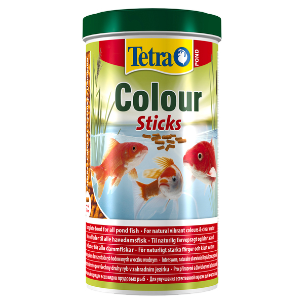 Тетра Корм Pond Color для яркой окраски всех прудовых рыб, гранулы, 1 л, Tetra