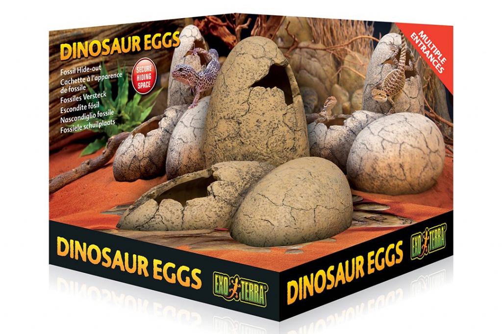 Экзо Терра Декоративное укрытие для террариумных животных в форме яиц динозавра Dinosaur Eggs, Exo Terra