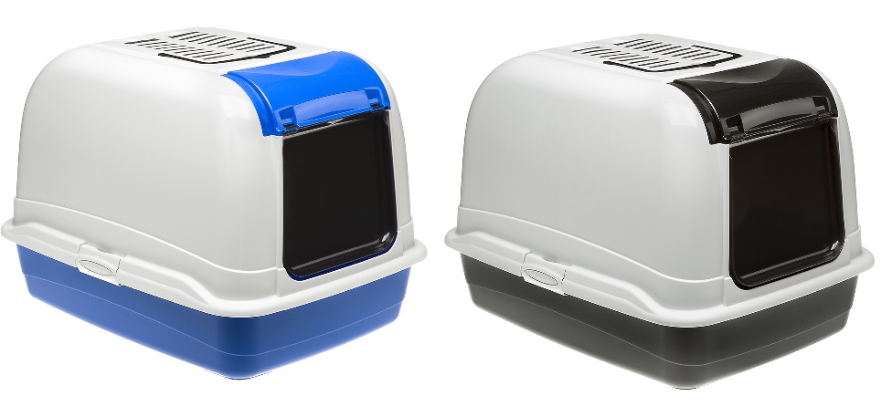 Ферпласт Туалет-бокс для кошек Bella Maxi Cabrio с угольным фильтром, 65,5*50*47 см, цвета в ассортименте, Ferplast