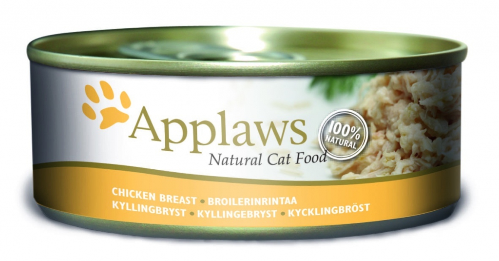 Эплауз Консервы для кошек Cat Chicken Breast с куриной грудкой, 156г, Applaws