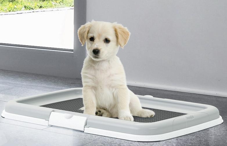 Стефанпласт Туалет для щенков и собак с сеткой и столбиком, 60*40*4 см, Stefanplast