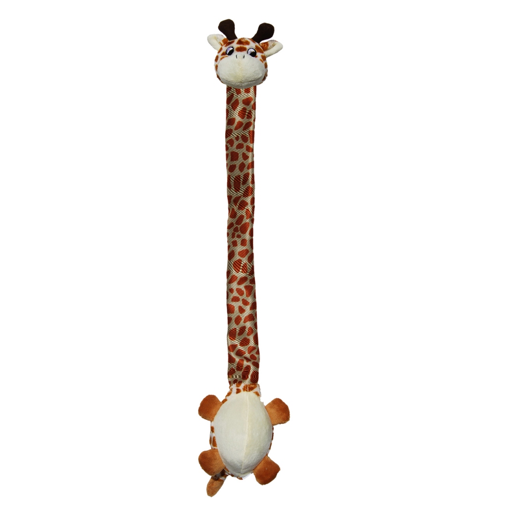 Конг Игрушка для собак Danglers Жираф, с шуршащей шеей, 62 см, Kong