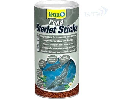 Тетра Корм Pond Sterlet Sticks для осетровых и стерляди, палочки, 1 л, Tetra