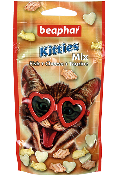 Беафар Кормовая добавка Kittys MIX для кошек в виде лакомства, 32,5 г, Beaphar