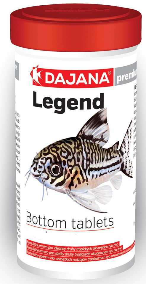 Даяна Корм Legend Bottom Tablets для сомов и донных рыб, таблетки, в ассортименте, Dajana