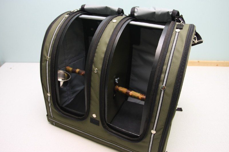 Переноска-рюкзак StePan для двух птиц, 50*31*47 см