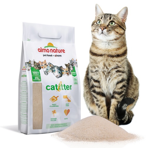 Алмо Натуре Натуральный биоразлагаемый комкующийся наполнитель Cat Litter для кошачьих туалетов, в ассортименте, Almo Nature