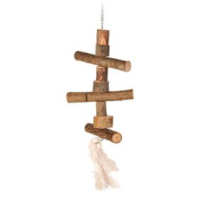 Трикси Игрушка деревянная д/попугая на цепочке, 40 см, Trixie