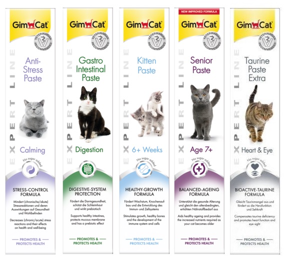 Джимкэт Паста Expert Line для кошек, в ассортименте, 50 г, Gimcat