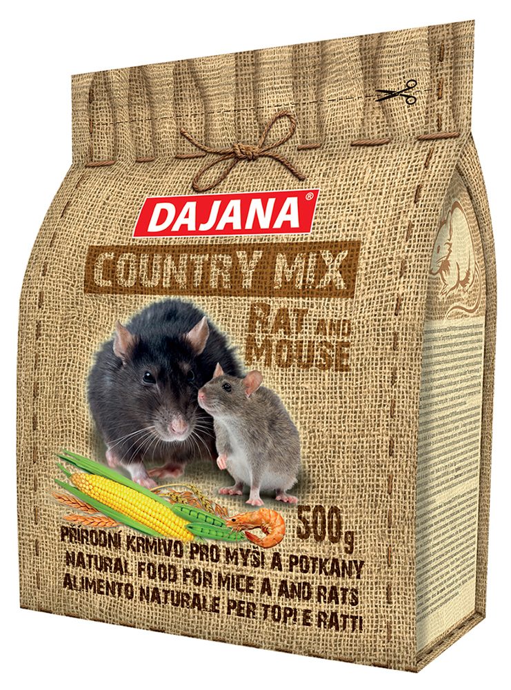 Даяна Корм Country Mix Rat end Mouse для крыс и мышей, 500 г, Dajana