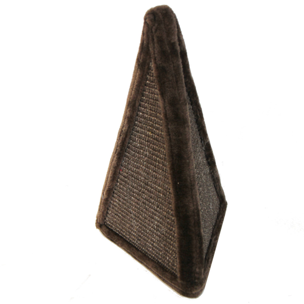ПетЧойс Когтеточка-пирамида, 24*24*40 см, коричневый, Pet Choice 