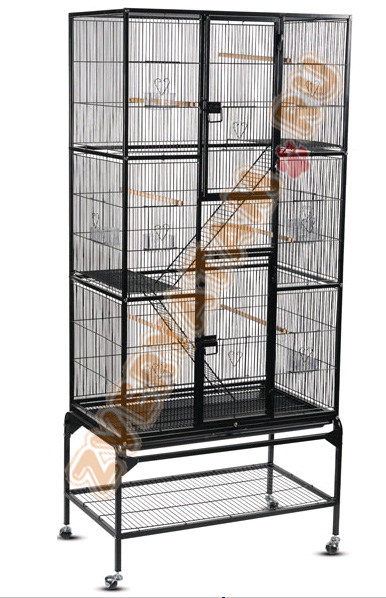 Триол Клетка для птиц, грызунов, хорьков 5005, 81*47*176 см, в ассортименте, Triol