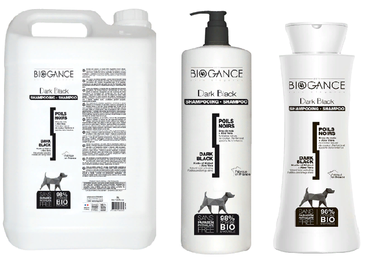 Биоганс Натуральный BIO-шампунь Biogance Dark Black для черных окрасов собак и кошек, в ассортименте, Biogance