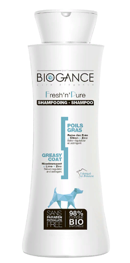 Биоганс Натуральный био-шампунь Biogance Fresh'n'Pure для собак с шерстью, склонной к быстрому загрязнению, 250 мл, Biogance