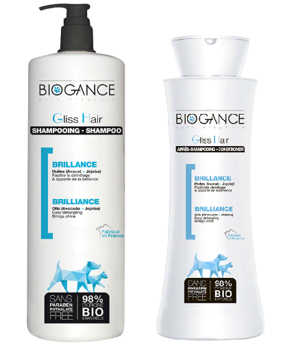 Биоганс Натуральный BIO-кондиционер для блеска шерсти Biogance Gliss Hair, для собак и кошек, в ассортименте, Biogance