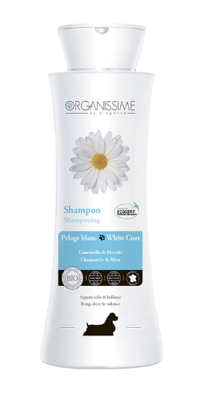 Биоганс Организме Органический эко-шампунь White Coat Shampoo Organissime by Biogance для собак светлых окрасов, 250 мл, Biogance