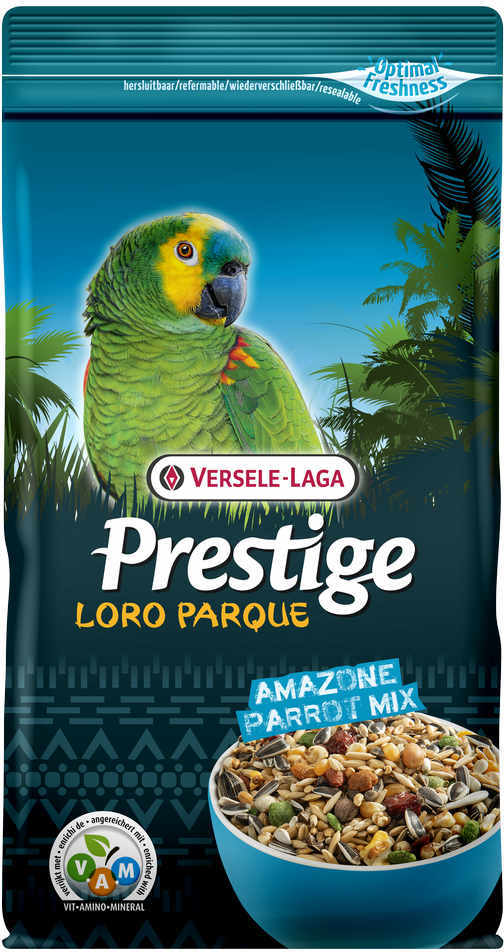 Верселе Лага Amazon Parrots Premium Loro Parque Корм для крупных амазонских попугаев Премиум класса, в ассортименте, Versele-Laga