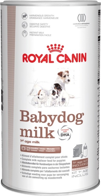 Роял Канин Набор для кормления Babydog Milk Заменитель сучьего молока для щенков от 0 до 2 месяцев бутылочкой, сосками и мерной ложкой в комплекте, 400 г, Royal Canin