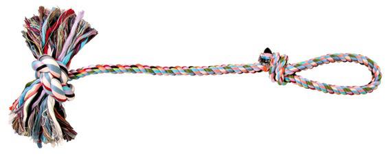 Трикси Веревка "Бантик", с петлей, длина 70 см, вес 270г, хлопок, Trixie