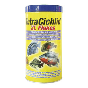 Тетра Корм Cichlid XL Flakes для всех видов цихлид, крупные хлопья, в ассортименте, Tetra
