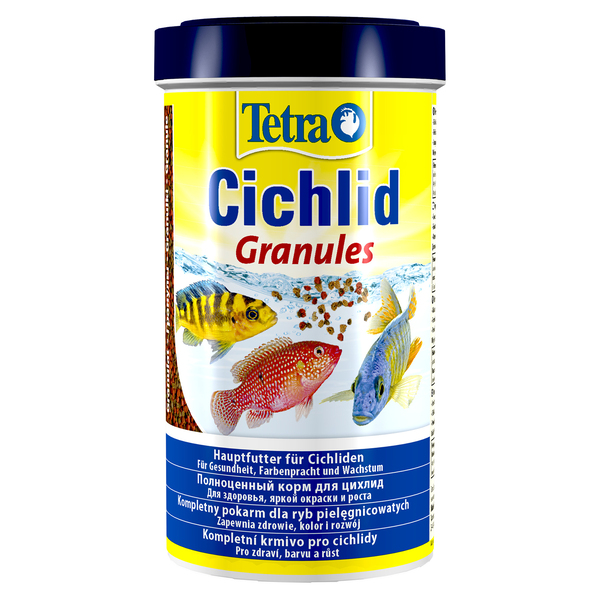 Тетра Корм Cichlid Granules для средних и больших цихлид, гранулы, 500 мл, Tetra