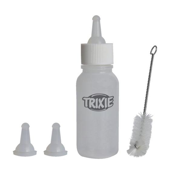 Трикси Набор для вскармливания (бутылочка, 3 соски, ершик), Trixie