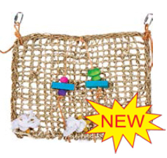 Пенн Плекс Игрушка для птиц Плетеная сеть для лазания, 35*35 см, Penn Plax